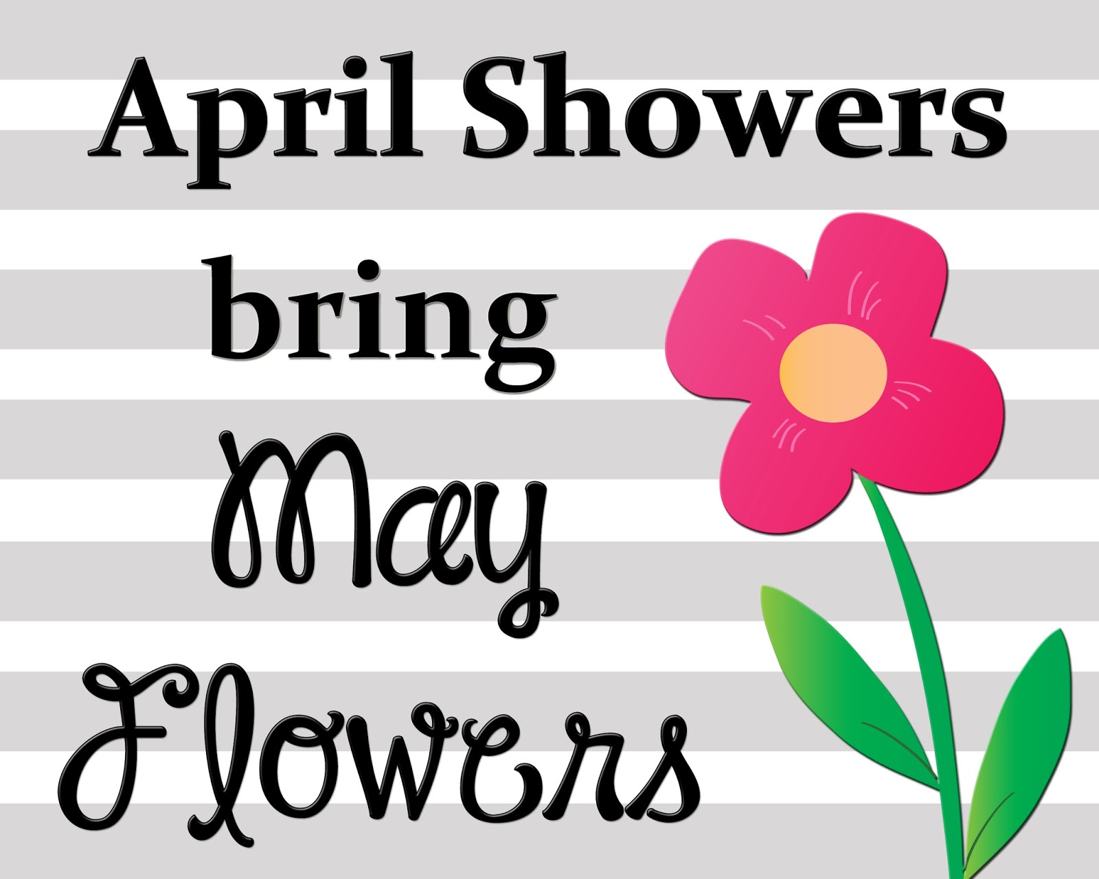 April Showers Bring May Flowers Clipart at GetDrawings Free download