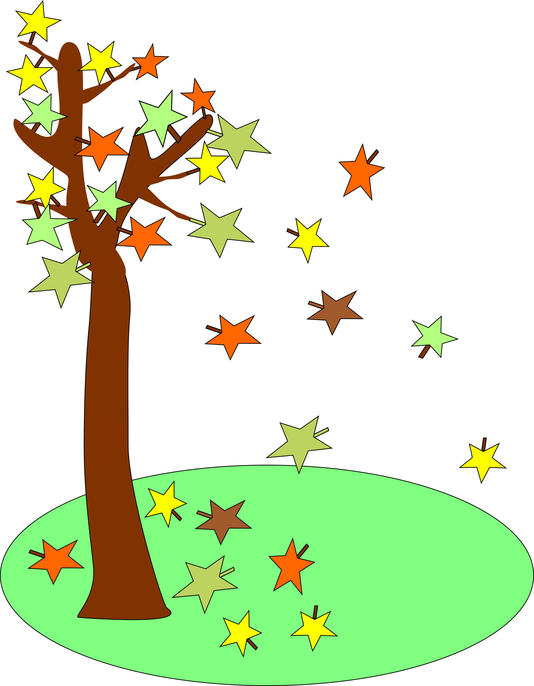 Of in clipart fall trees the