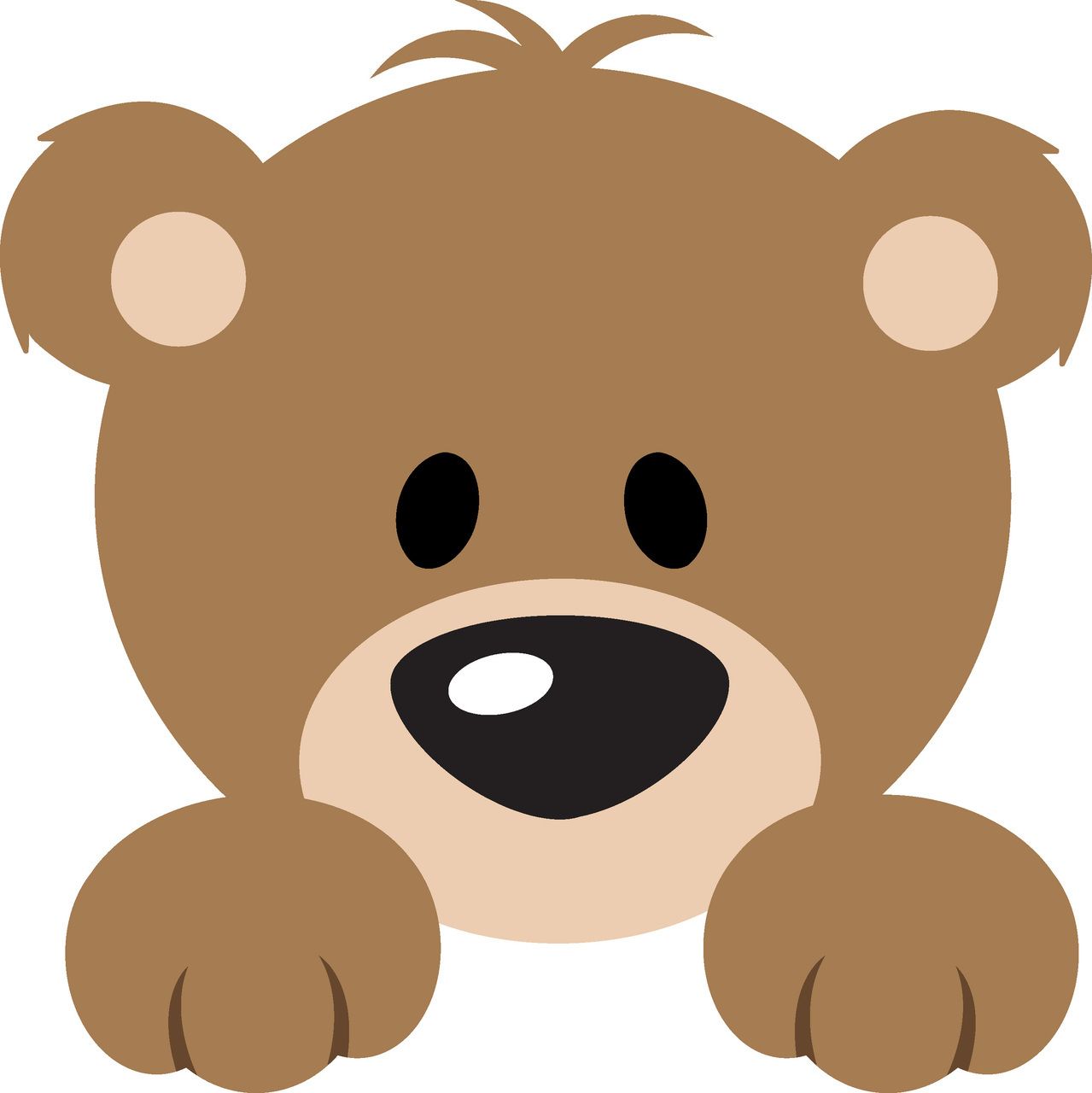 Bear Face Clipart at GetDrawings | Free download