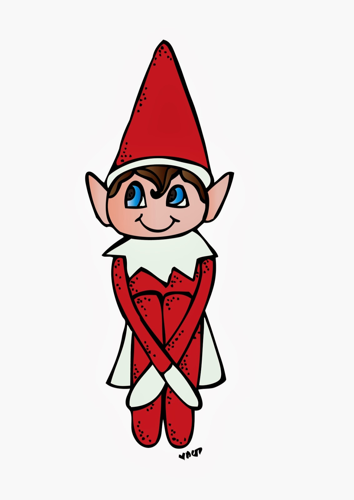 1132x1600 Elf The Shelf Clipart Black And White