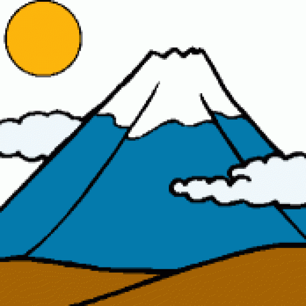 Гора детское рисунок для детей