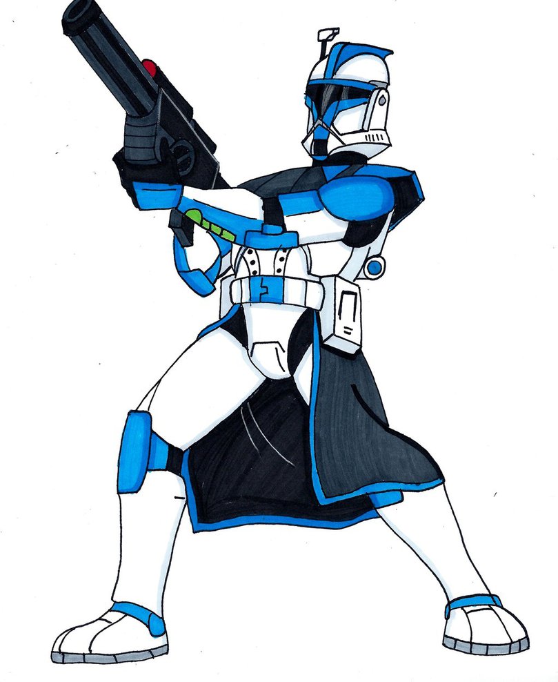 blue clone trooper armor