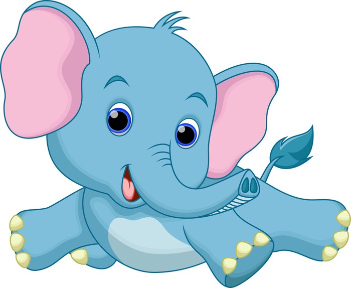 baby elephant animated