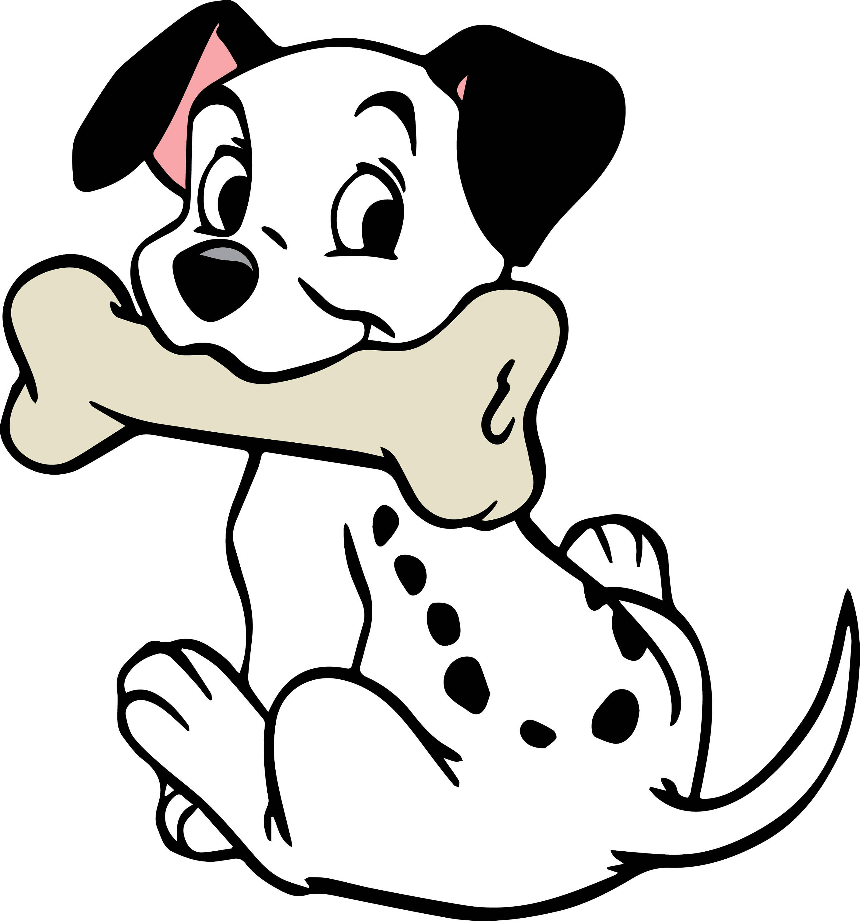 Dalmatian Dog Clipart at GetDrawings | Free download