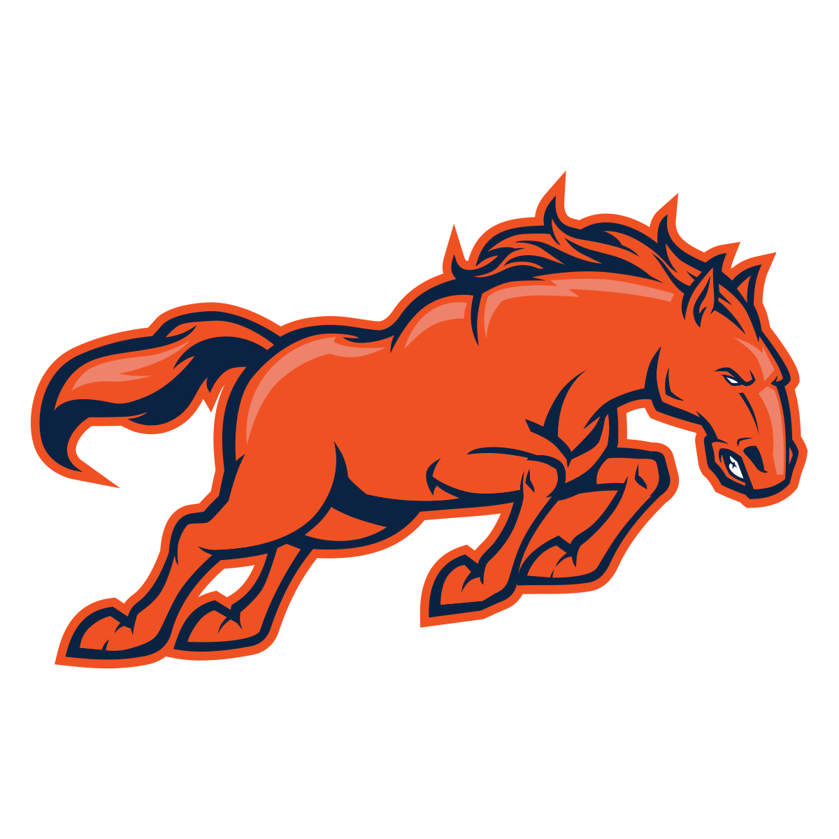 Printable Denver Broncos Logo Printable World Holiday