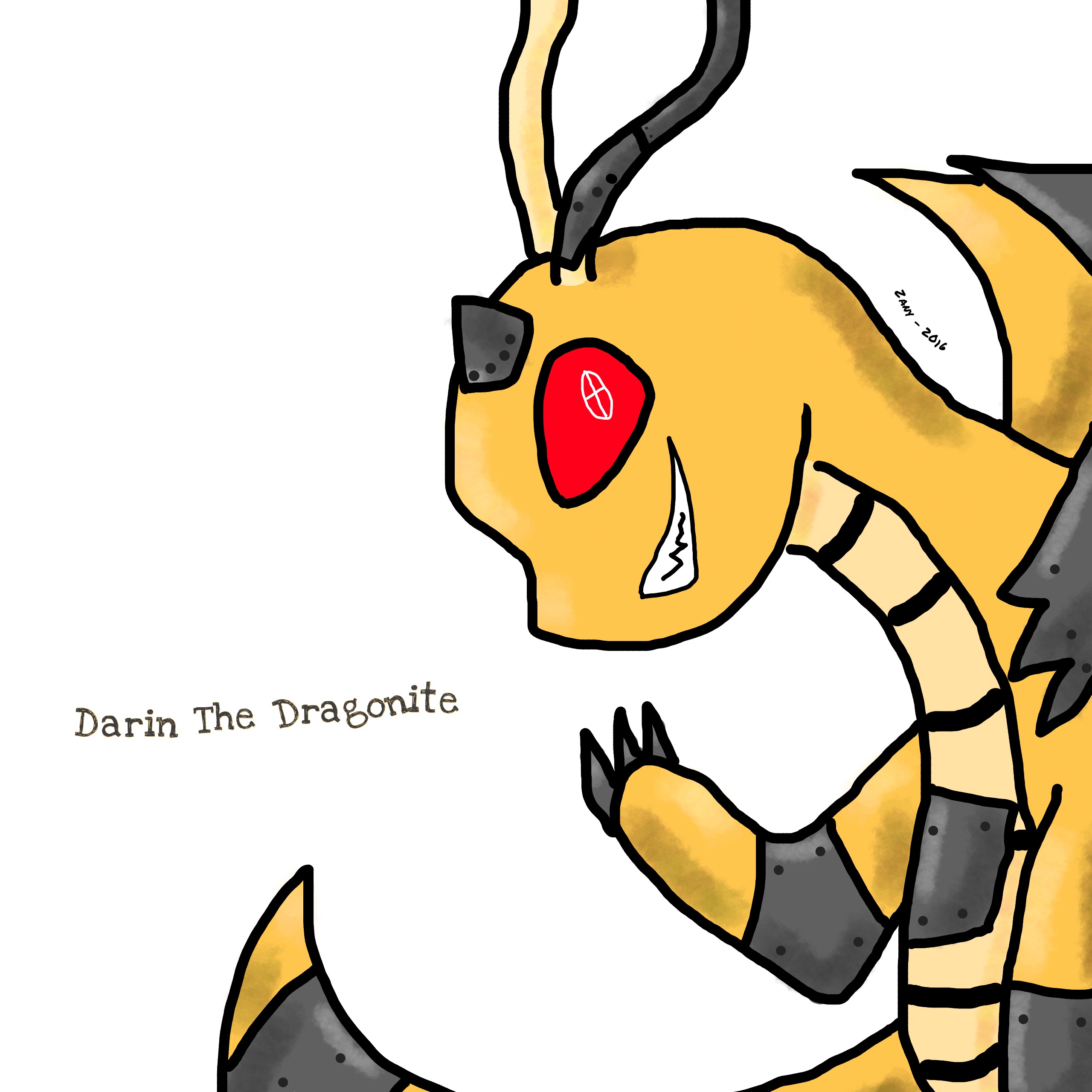 Dragonite Drawing at GetDrawings | Free download