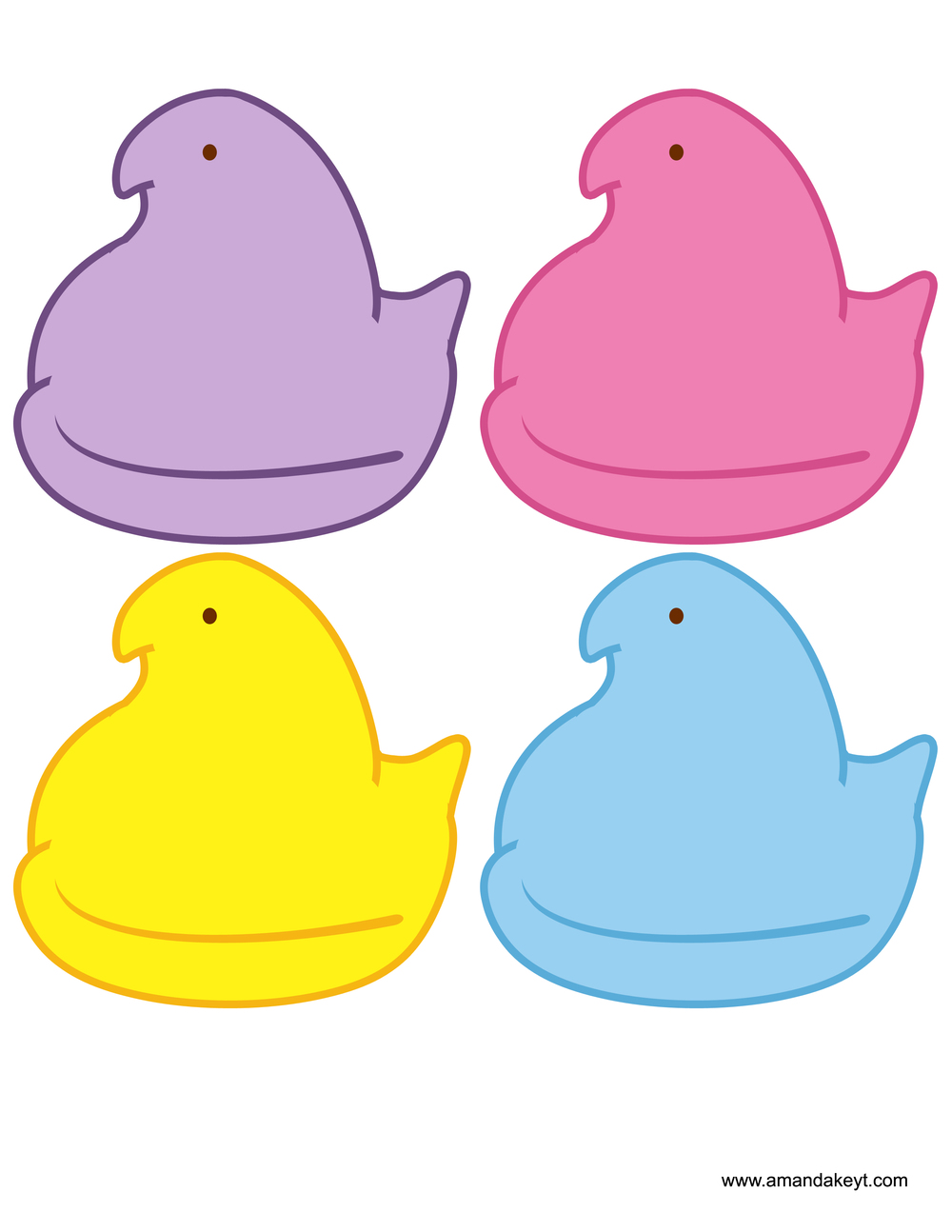 Easter Peeps Clipart At GetDrawings Free Download