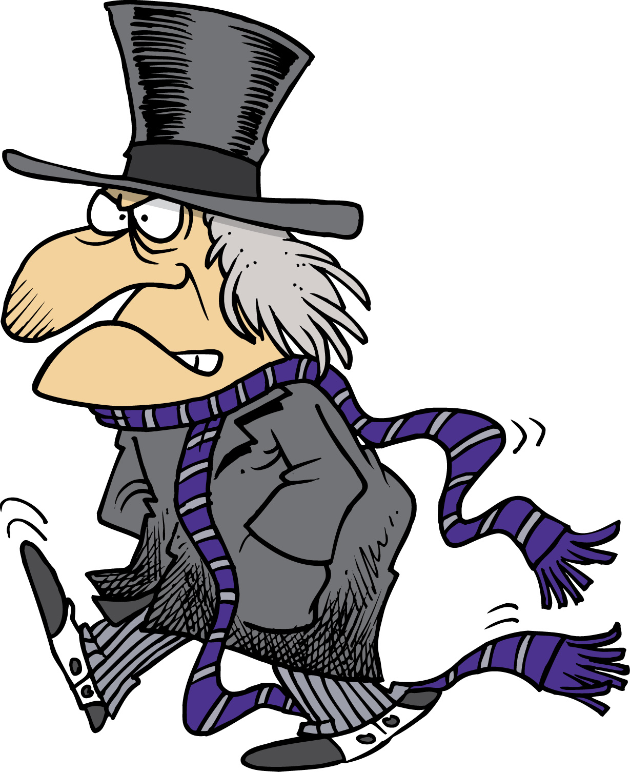 Clipart Of A Cartoon Caricature Of Ebenezer Scrooge Being Hot Sex Picture