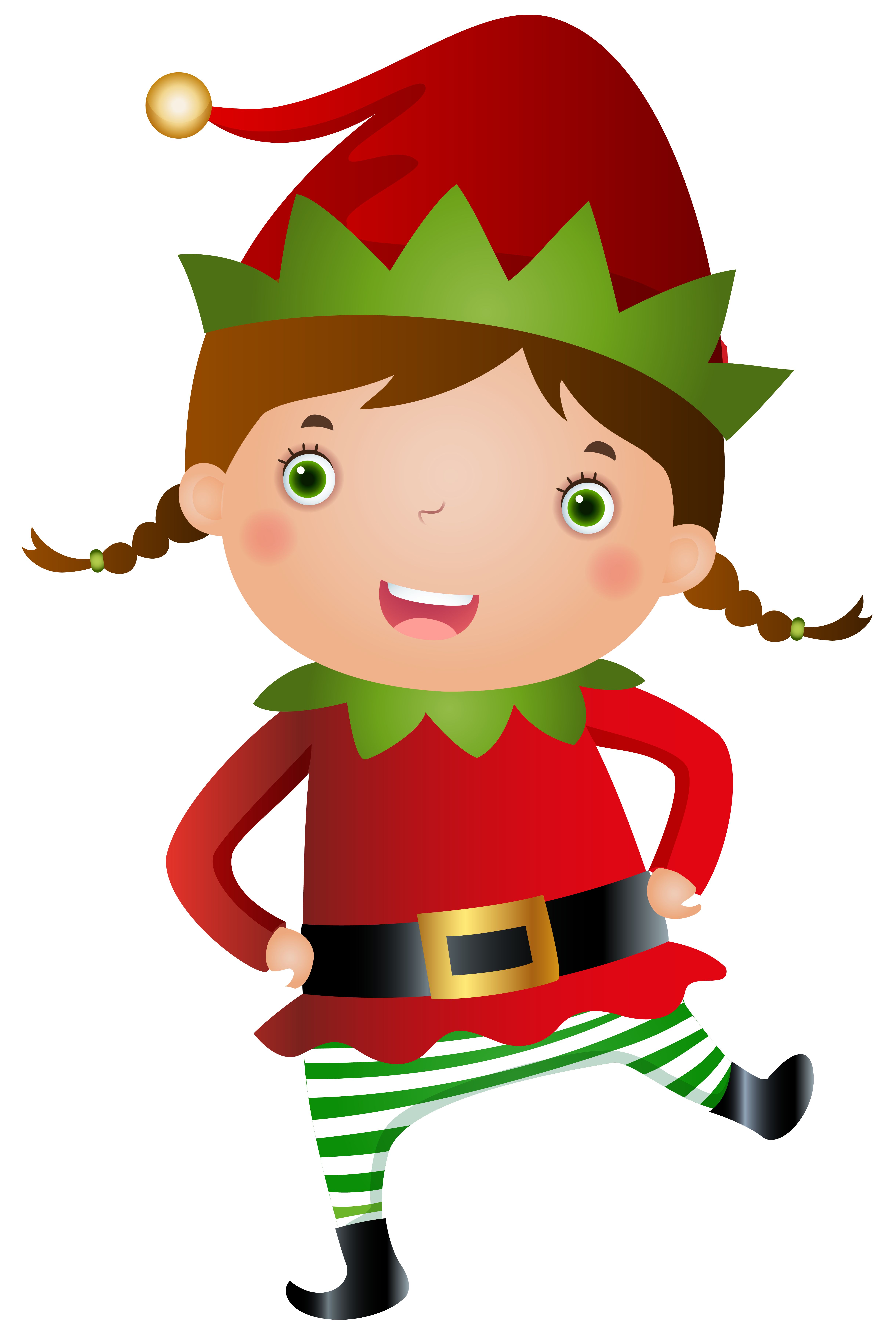 4882x7262 28 Collection of Girl Christmas Elf Clipart High quality free