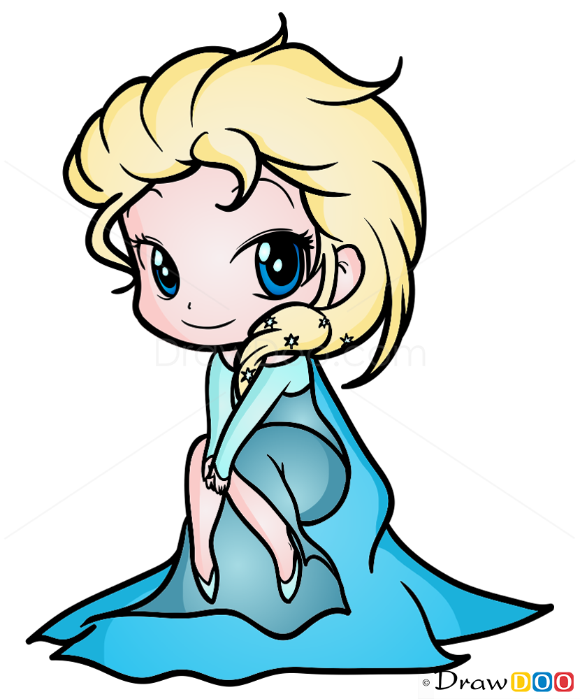 cartoon picture of elsa