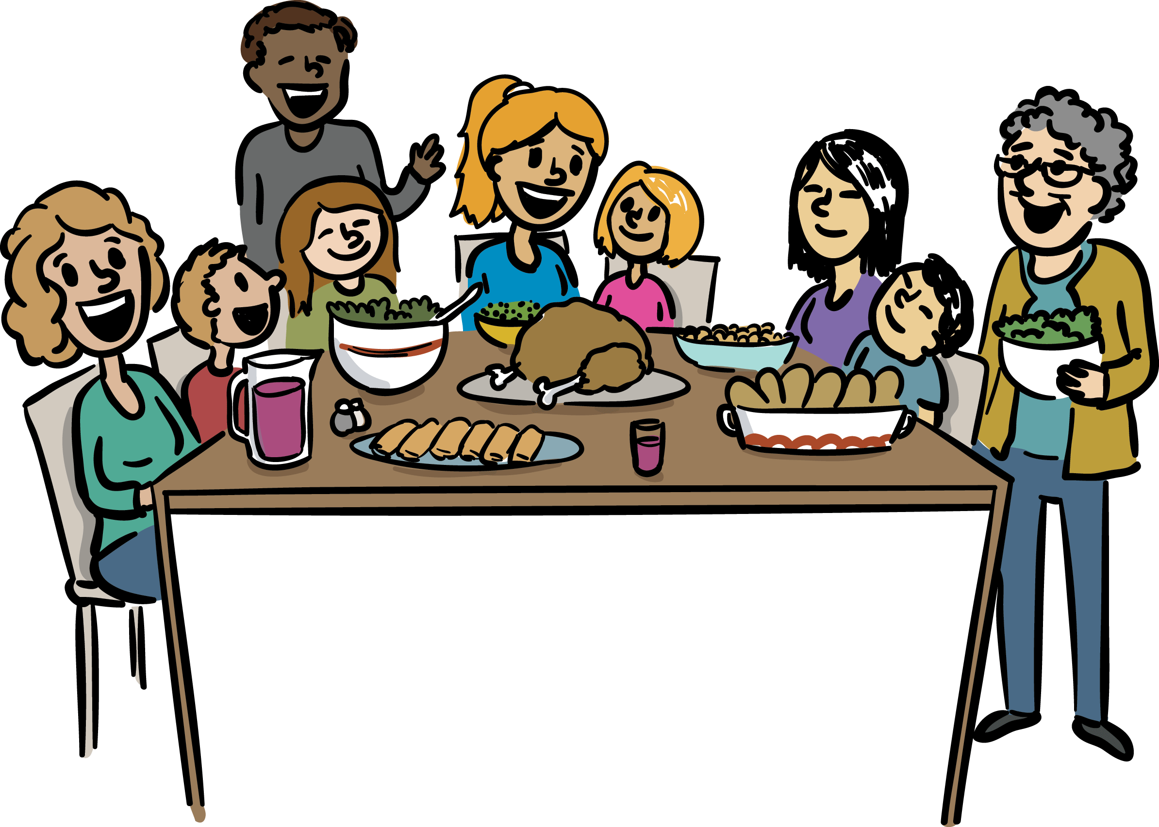 Family Dinner Clipart At GetDrawings Free Download