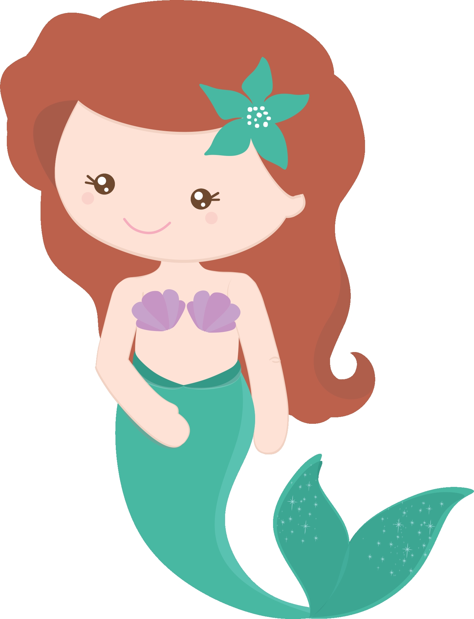 Free Little Mermaid Clipart at GetDrawings | Free download