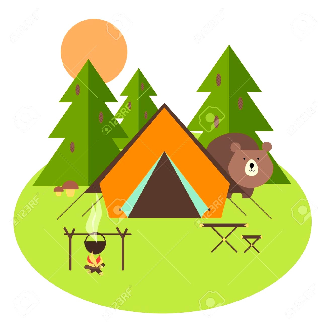 Free Printable Camping Clipart
