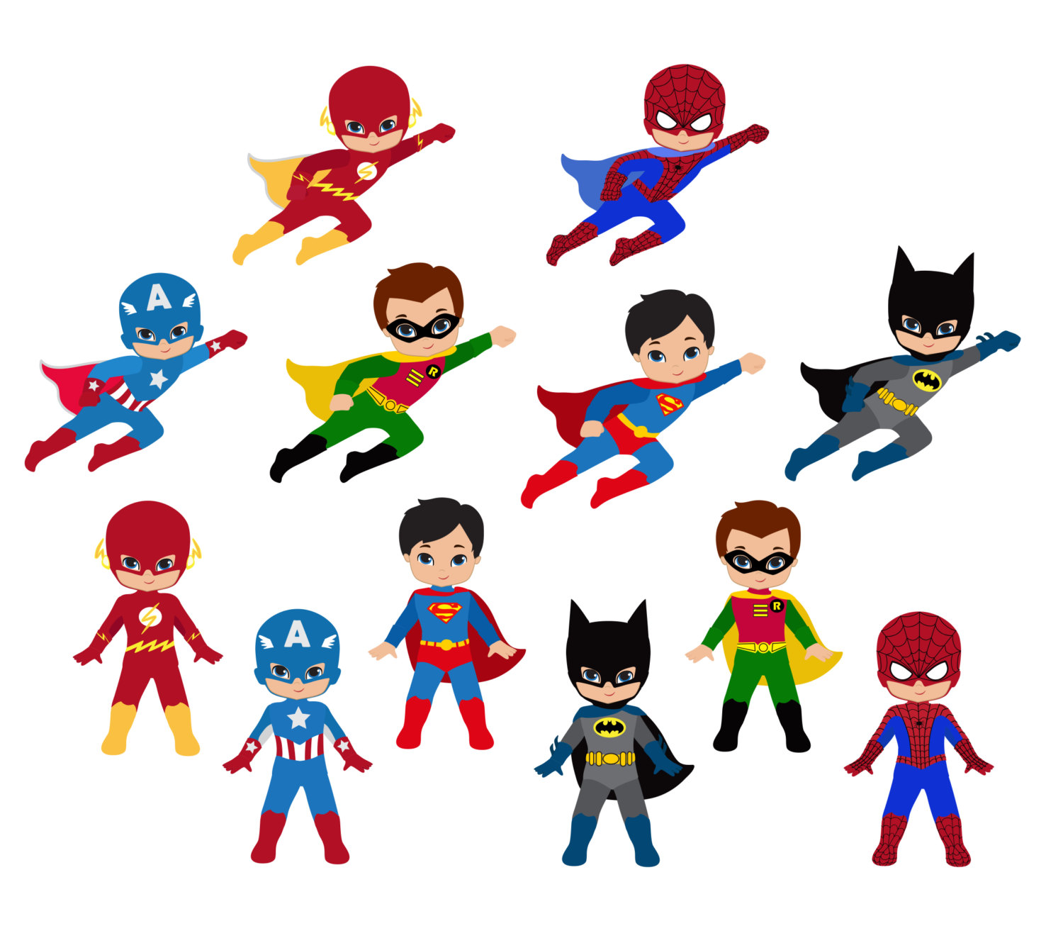 Free Printable Superhero Clipart at GetDrawings Free download