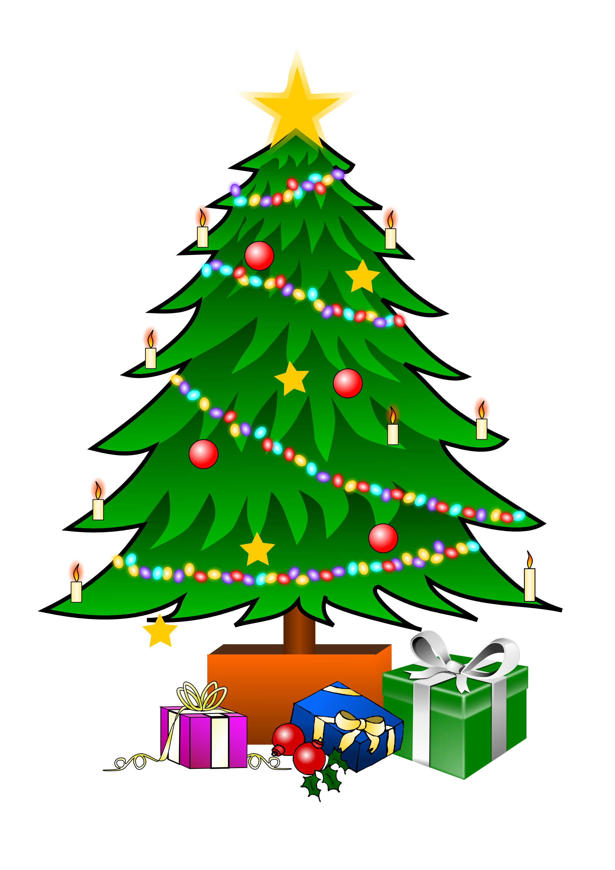 1979x2799 Christmas tree clip art is a fun way to add one of the most