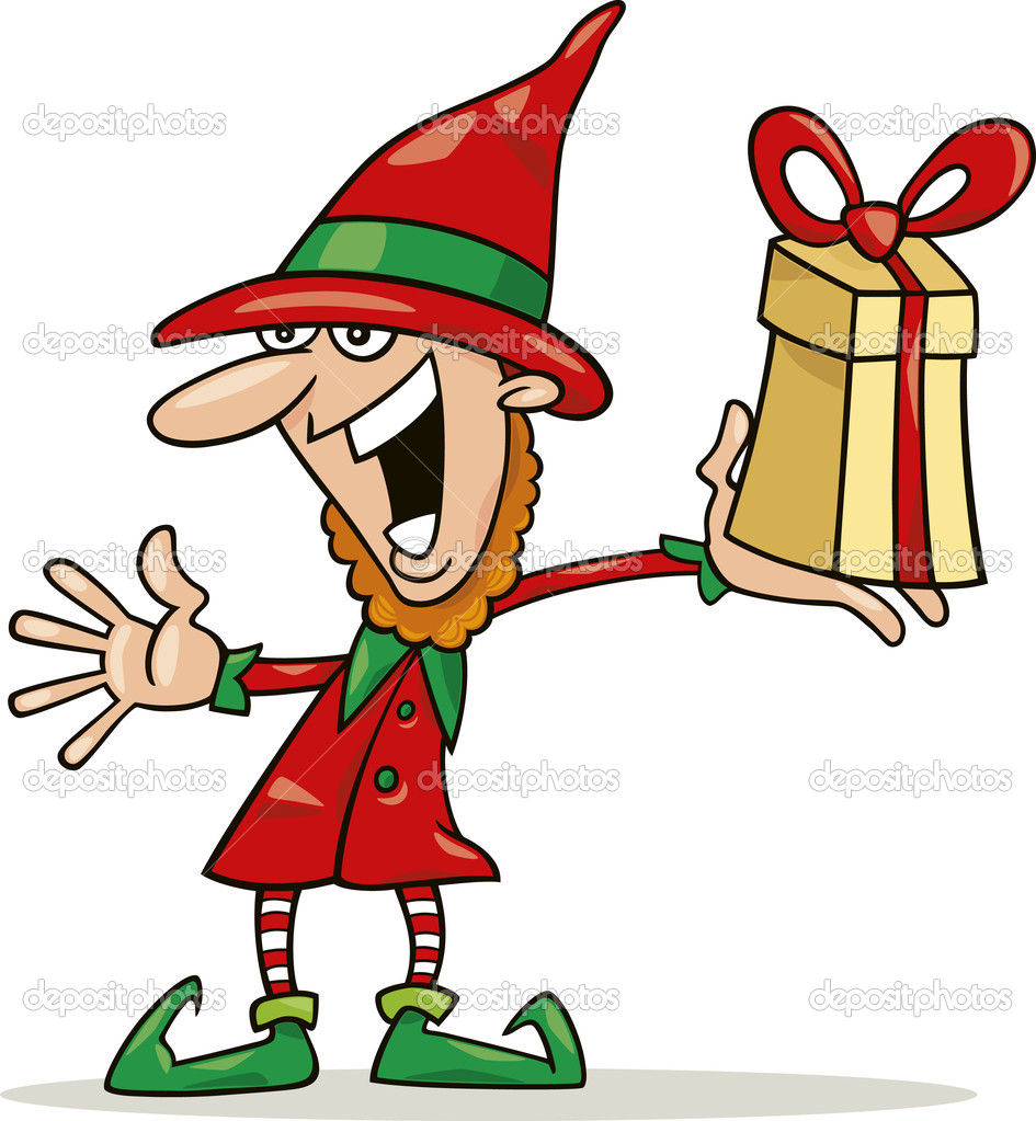 945x1023 Silly Christmas Elves Clipart