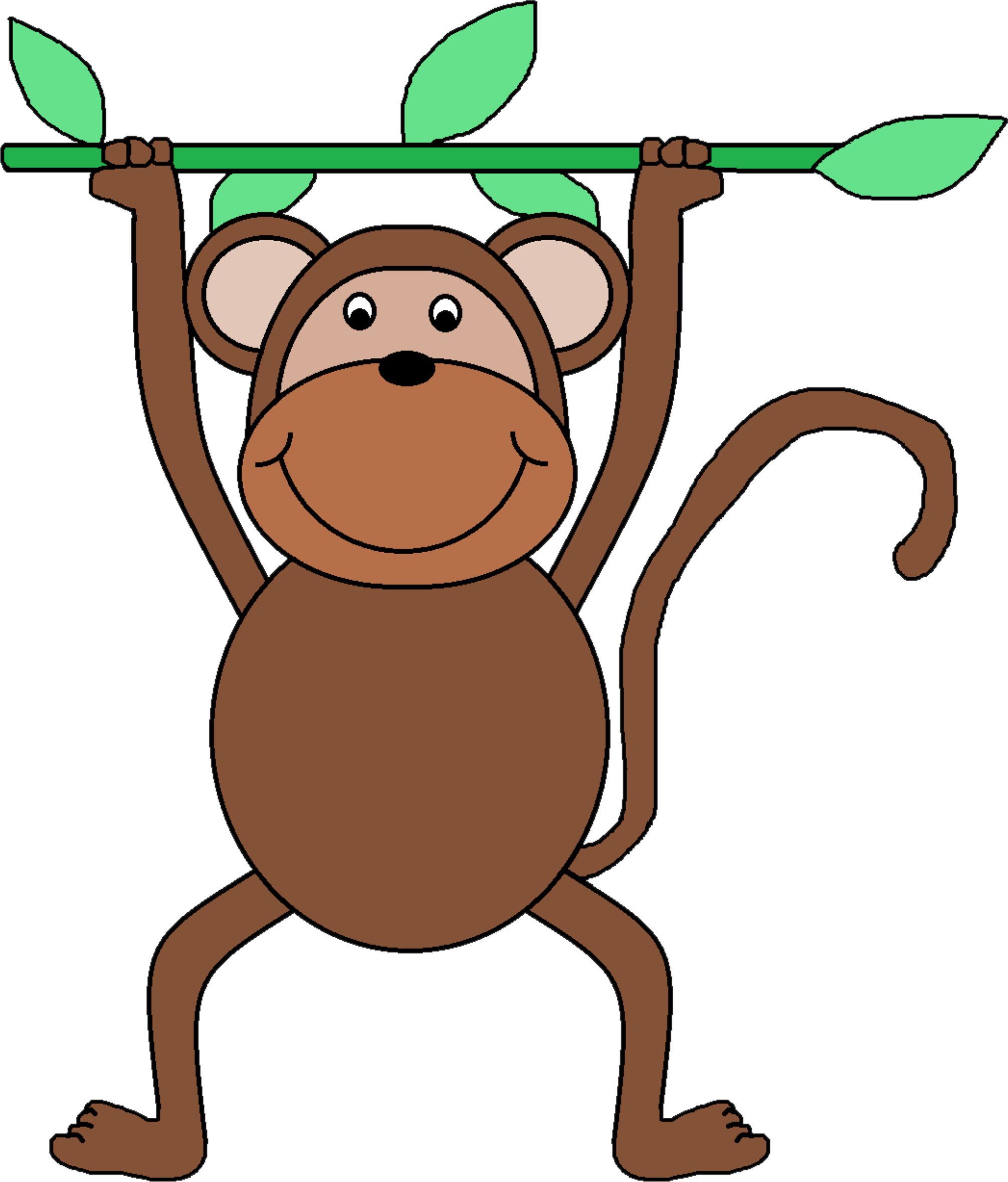 Funny Monkey Clipart at GetDrawings | Free download
