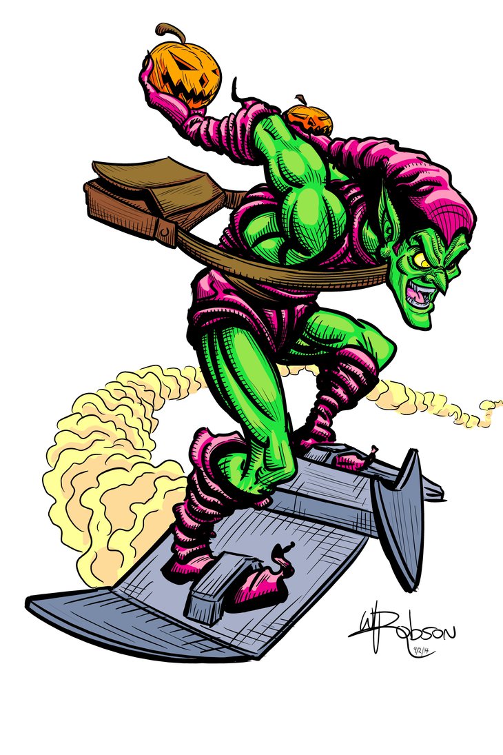 730x1095 Green Goblin Fan Art By Robsonink.