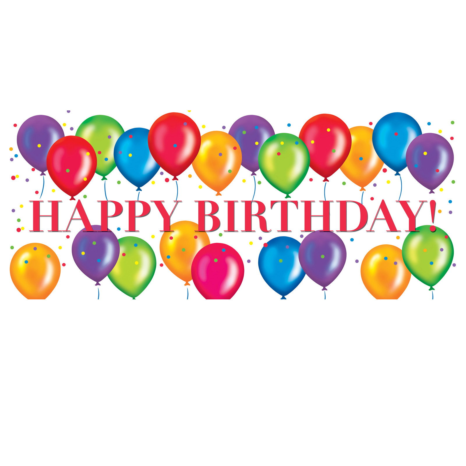 Happy Birthday Balloons Clipart at GetDrawings | Free download
