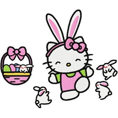 Hello Kitty Easter Clipart at GetDrawings | Free download