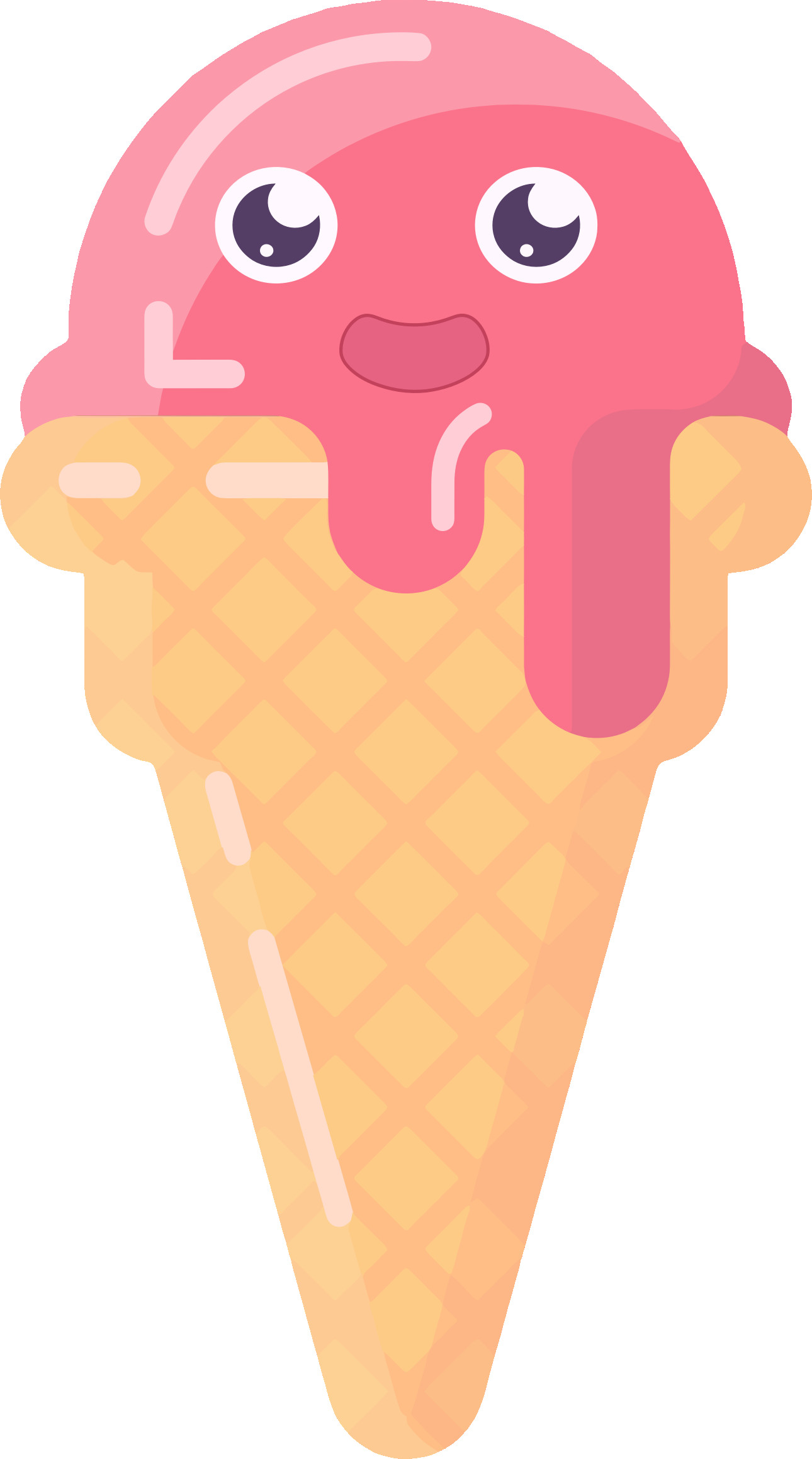 News Cartoon Net Cartoon Ice Cream Cone 3 Scoops | Images and Photos finder