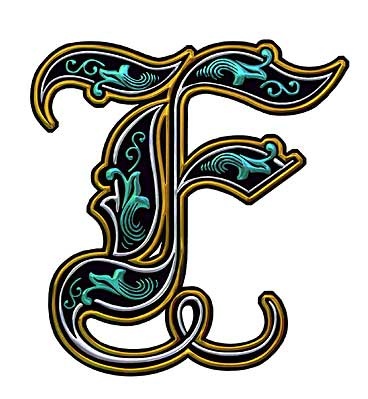 Illuminated Letters Clipart At Getdrawings Com Free For Personal