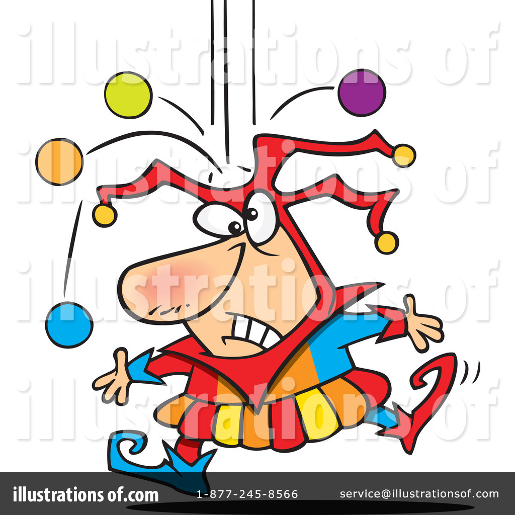 mardi gras jester clip art