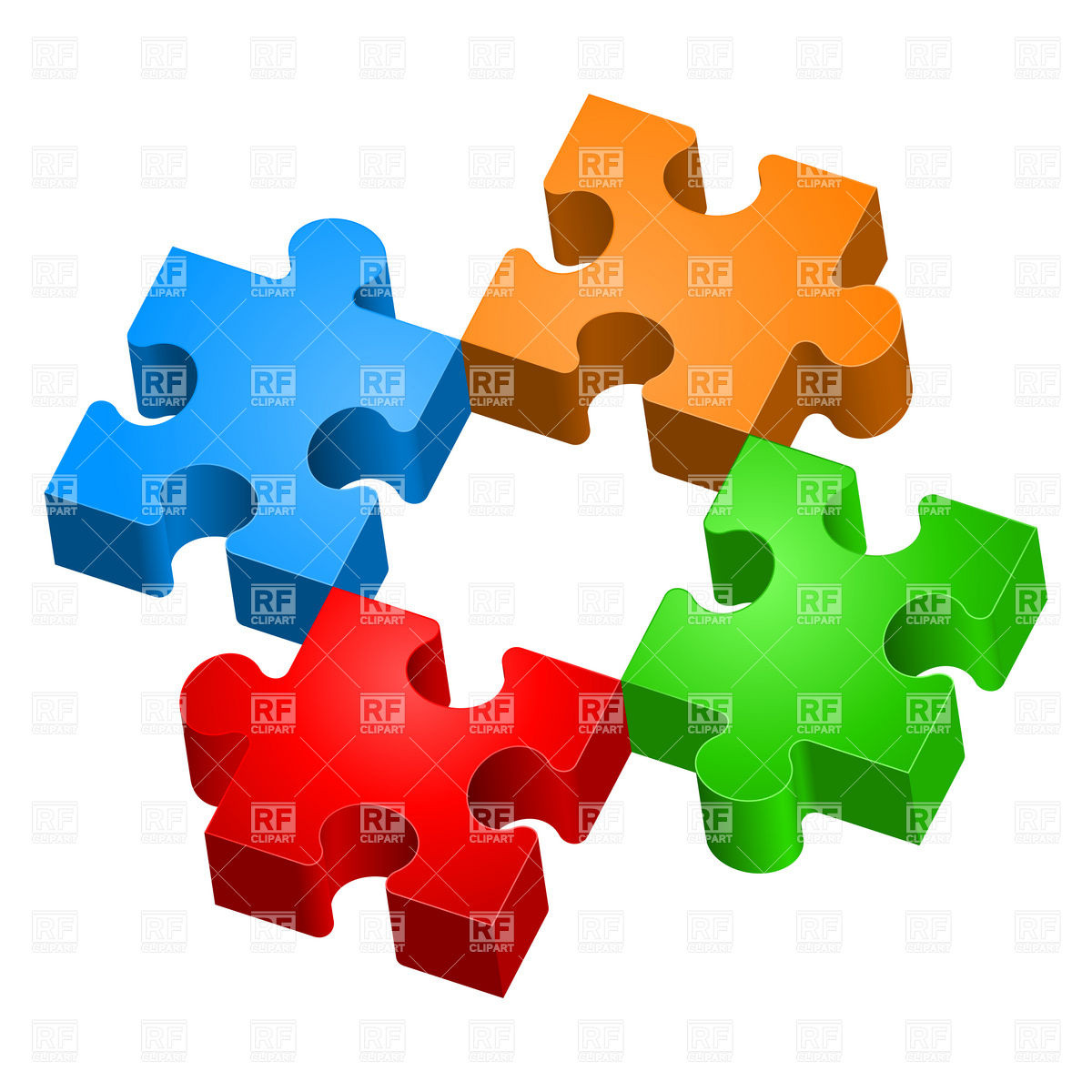 Jigsaw Puzzle Clipart at GetDrawings | Free download