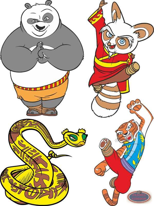 600x800 Kung Fu Panda Vector Cartoon Heroes Drawings For Kids.