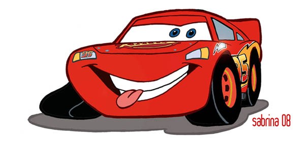 red mcqueen cartoon