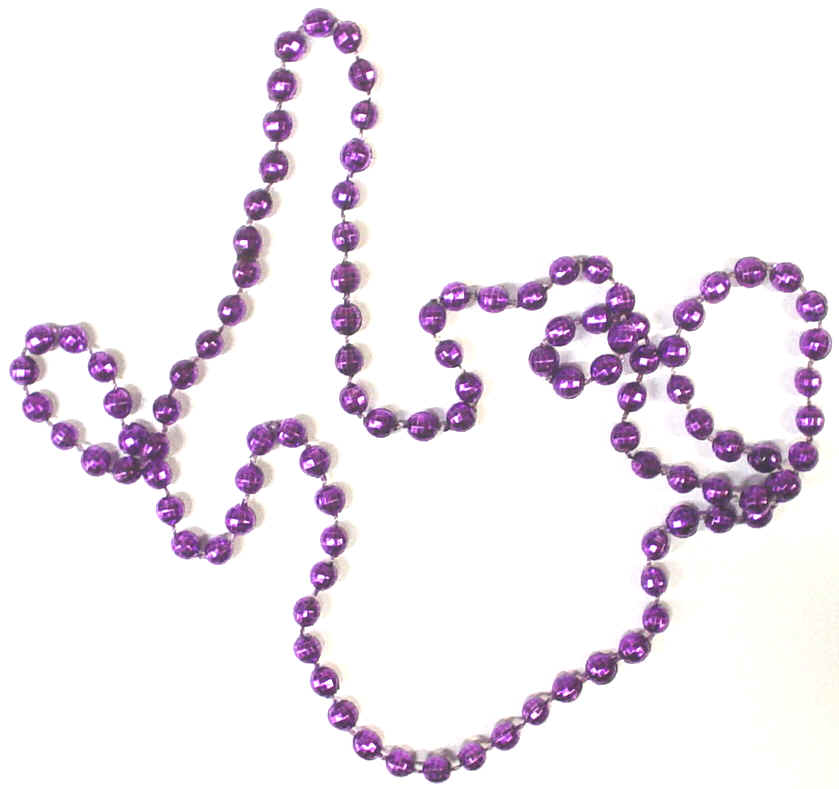 plastic mardi gras bead necklaces