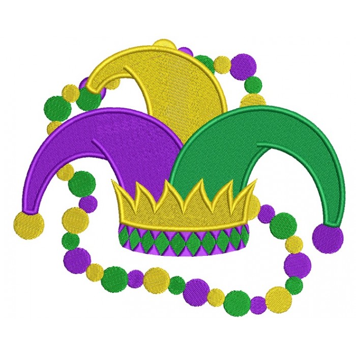 saints mardi gras hat