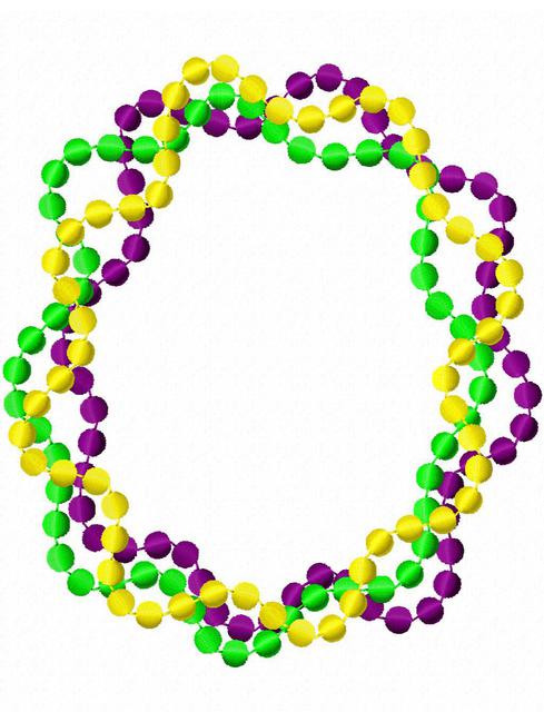 mardi gras beads clip art free