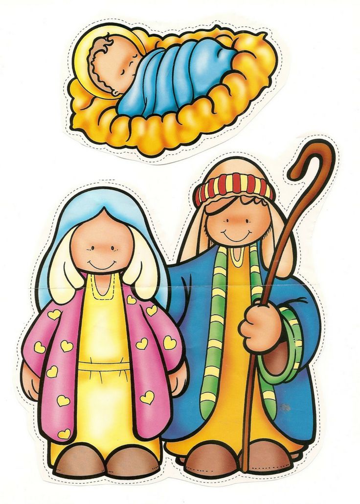 Mary Joseph And Jesus Clipart At Getdrawings 