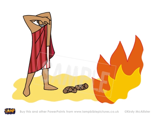 Moses And The Burning Bush Clipart at GetDrawings | Free download