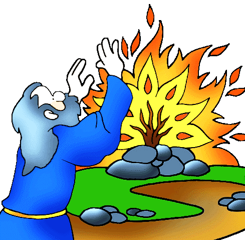 Moses And The Burning Bush Clipart at GetDrawings | Free download