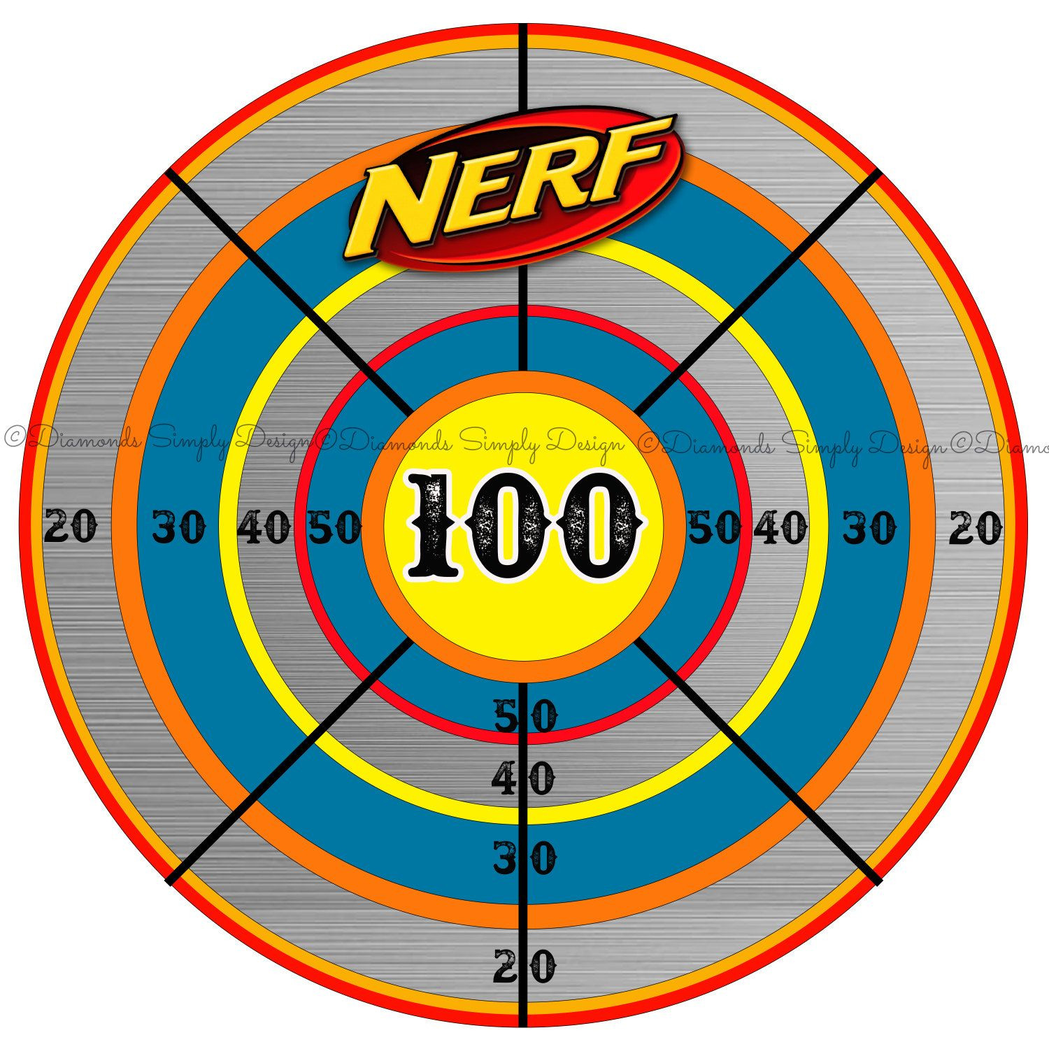 Free Printable Targets For Nerf Guns