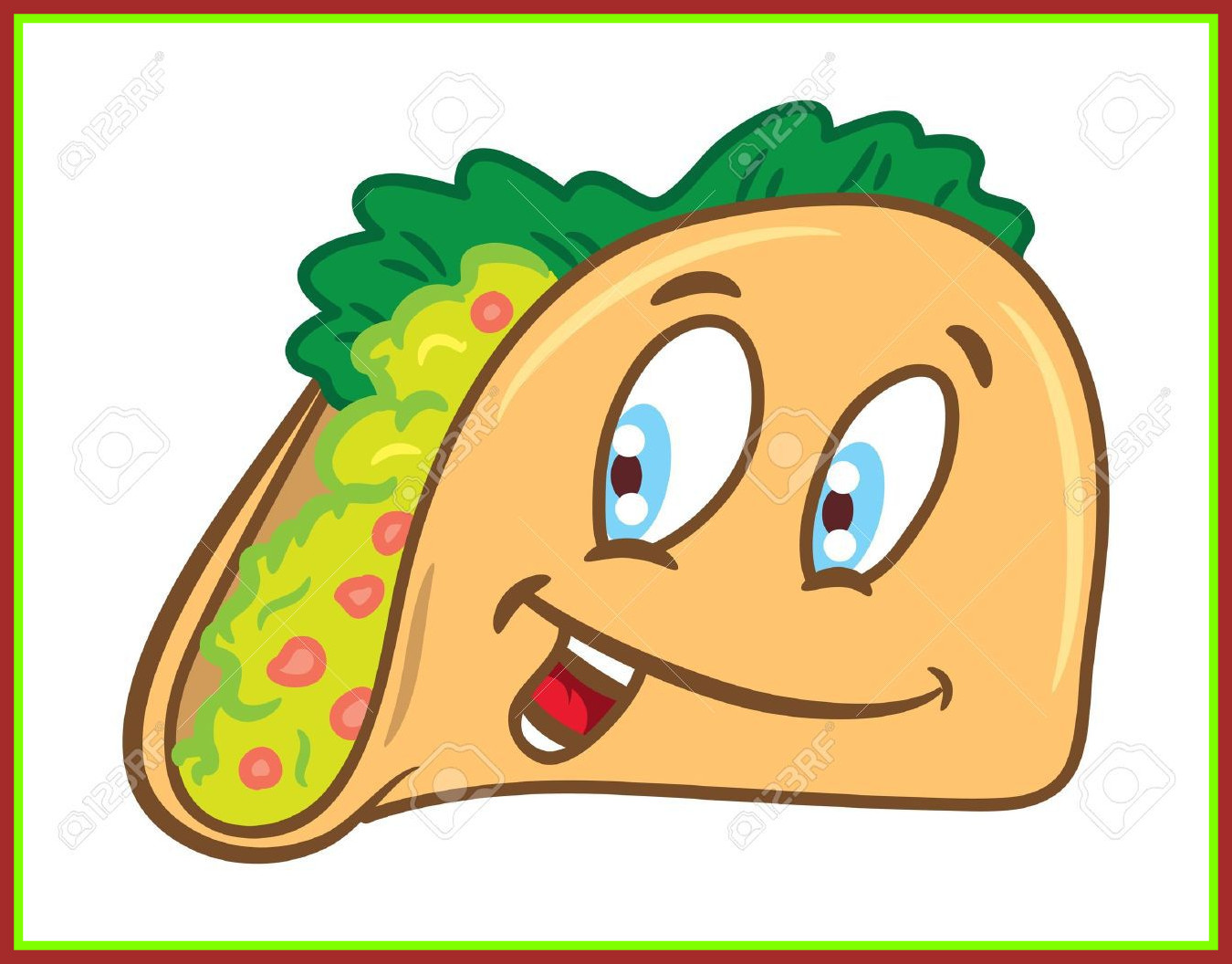 1350x1056 Shocking Cartoon Taco Clipart Best On Pic For Mexican Food Clip.