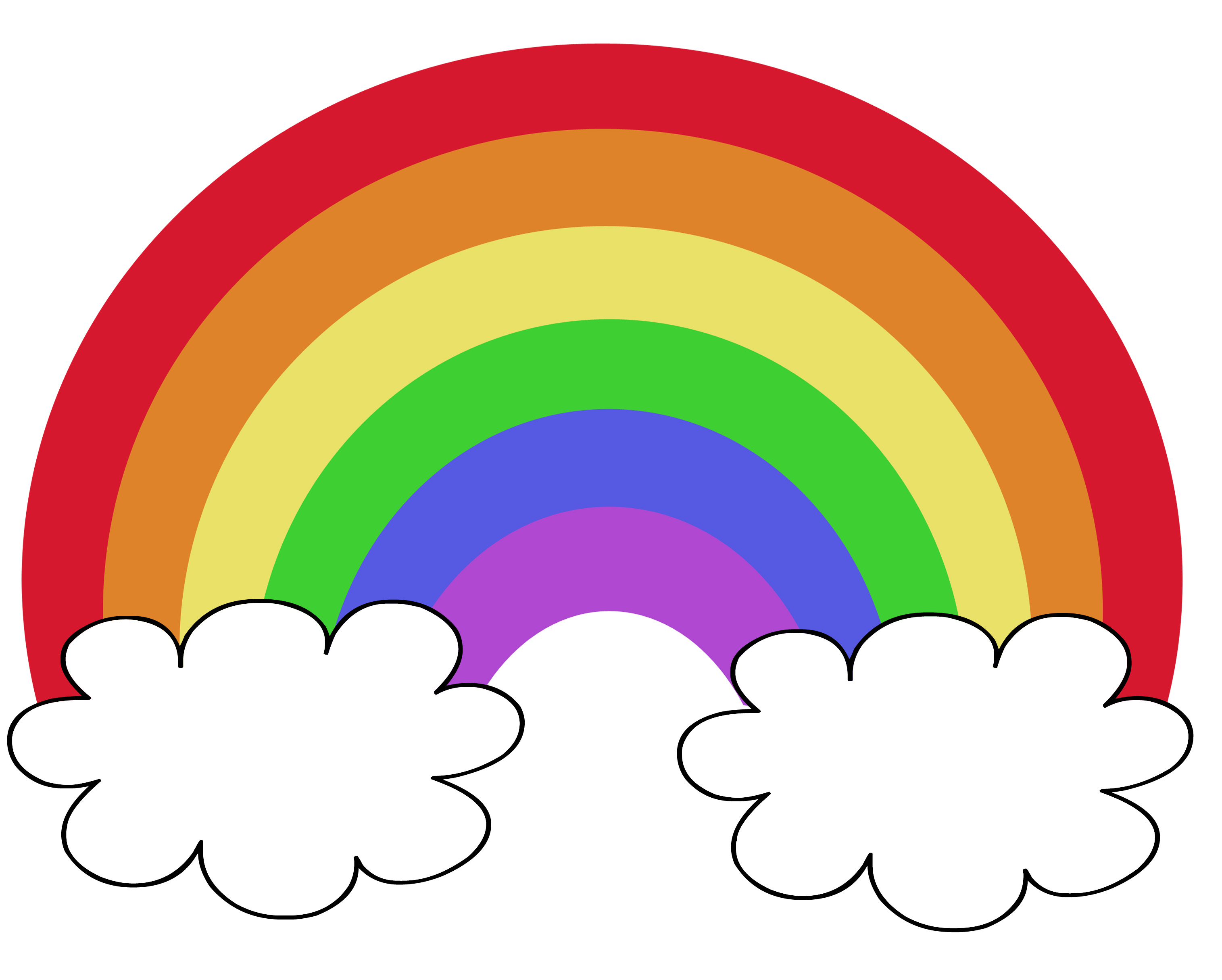 Rainbow Clipart For Kids at GetDrawings Free download