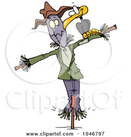 Scary Scarecrow Clipart - Esperetudo