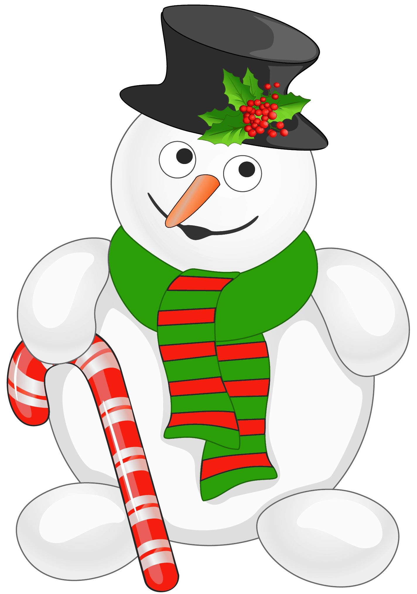 1424x2028 Snowman with Candy Cane PNG Clipartu200b Gallery Yopriceville