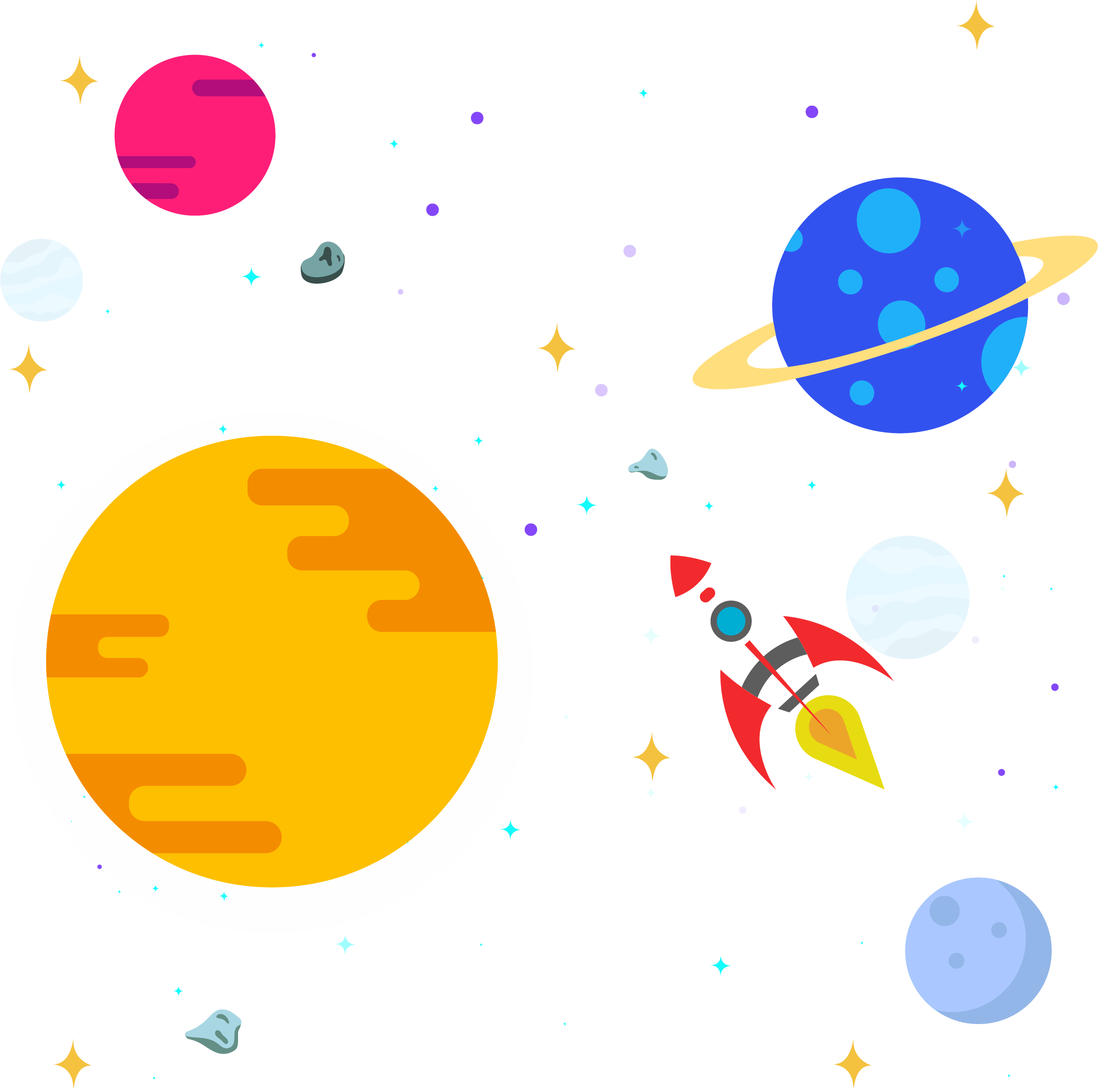 Planets Solar System Clipart Vector Png Svg Eps Psd Ai ZOHAL