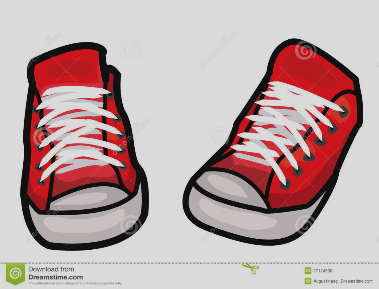 Tennis Shoe Clipart at GetDrawings | Free download