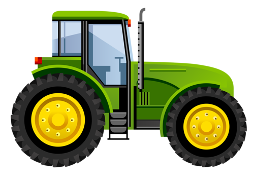 cartoon tractor toy