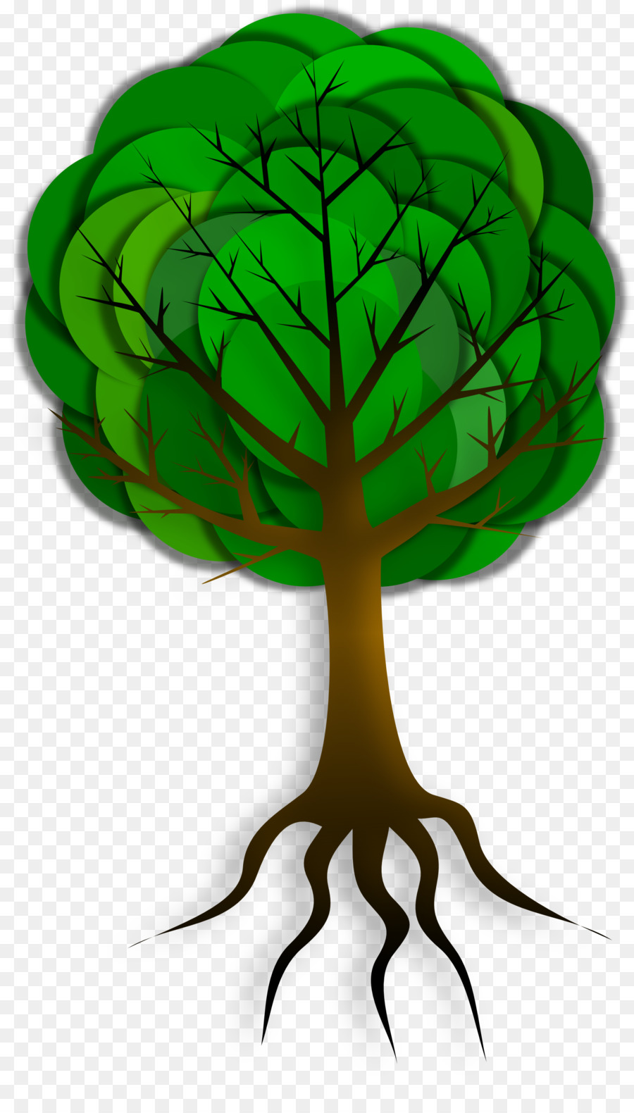Tree Clipart With Roots at GetDrawings | Free download