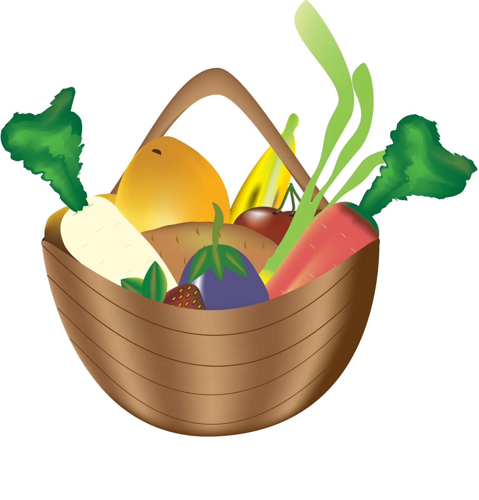 Vegetable Basket Clipart at GetDrawings | Free download
