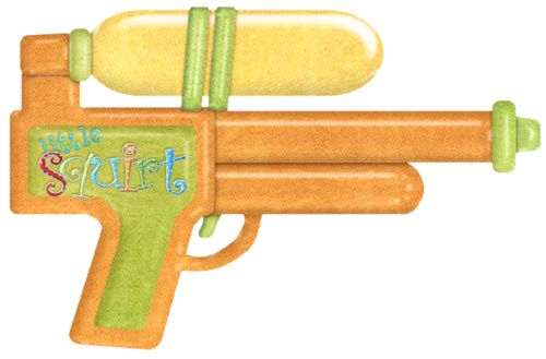 water gun cartoon