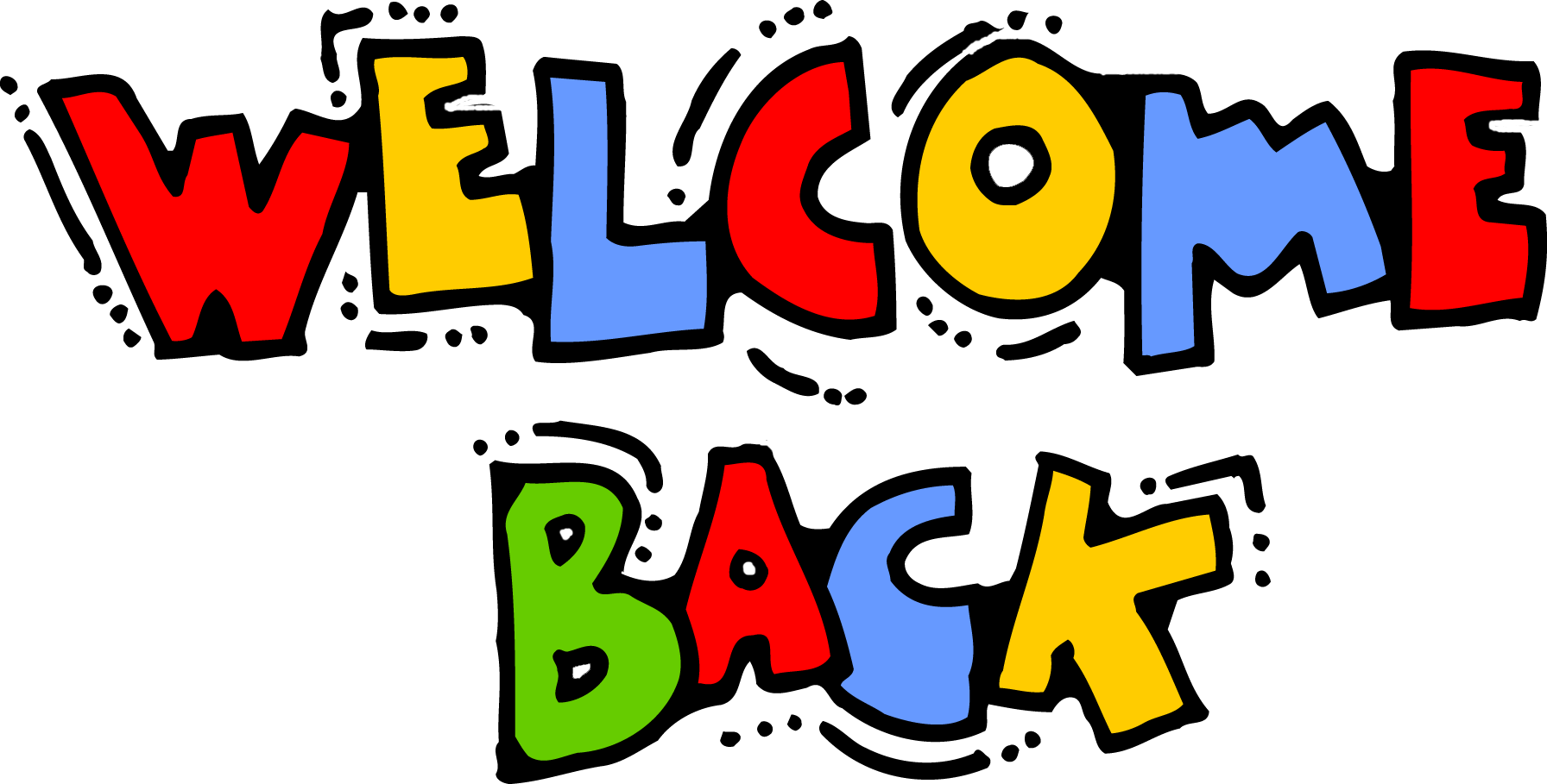 Image result for Welcome back clipart