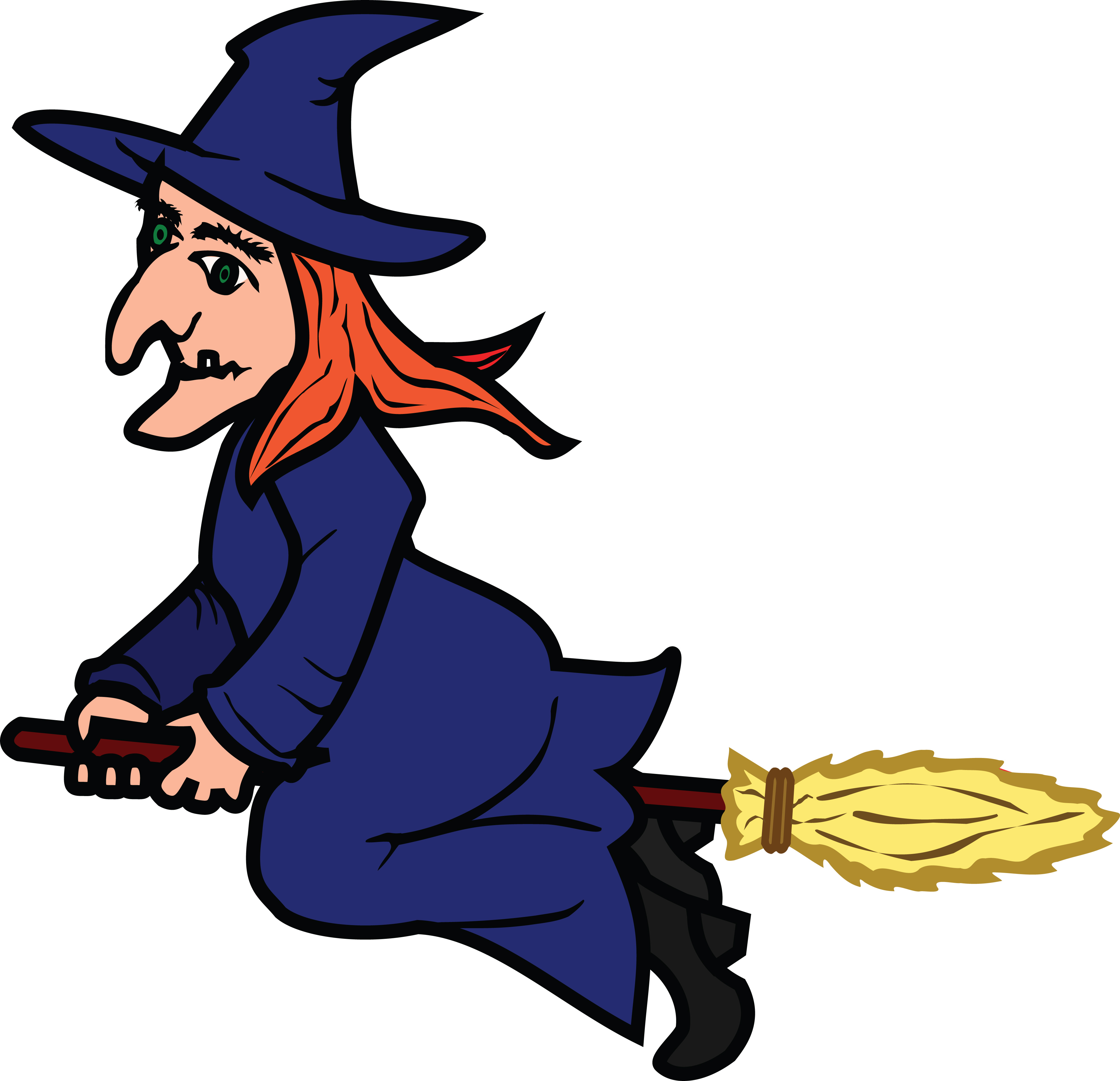Witch Clipart at GetDrawings Free download Witch On Broom Clip Art.