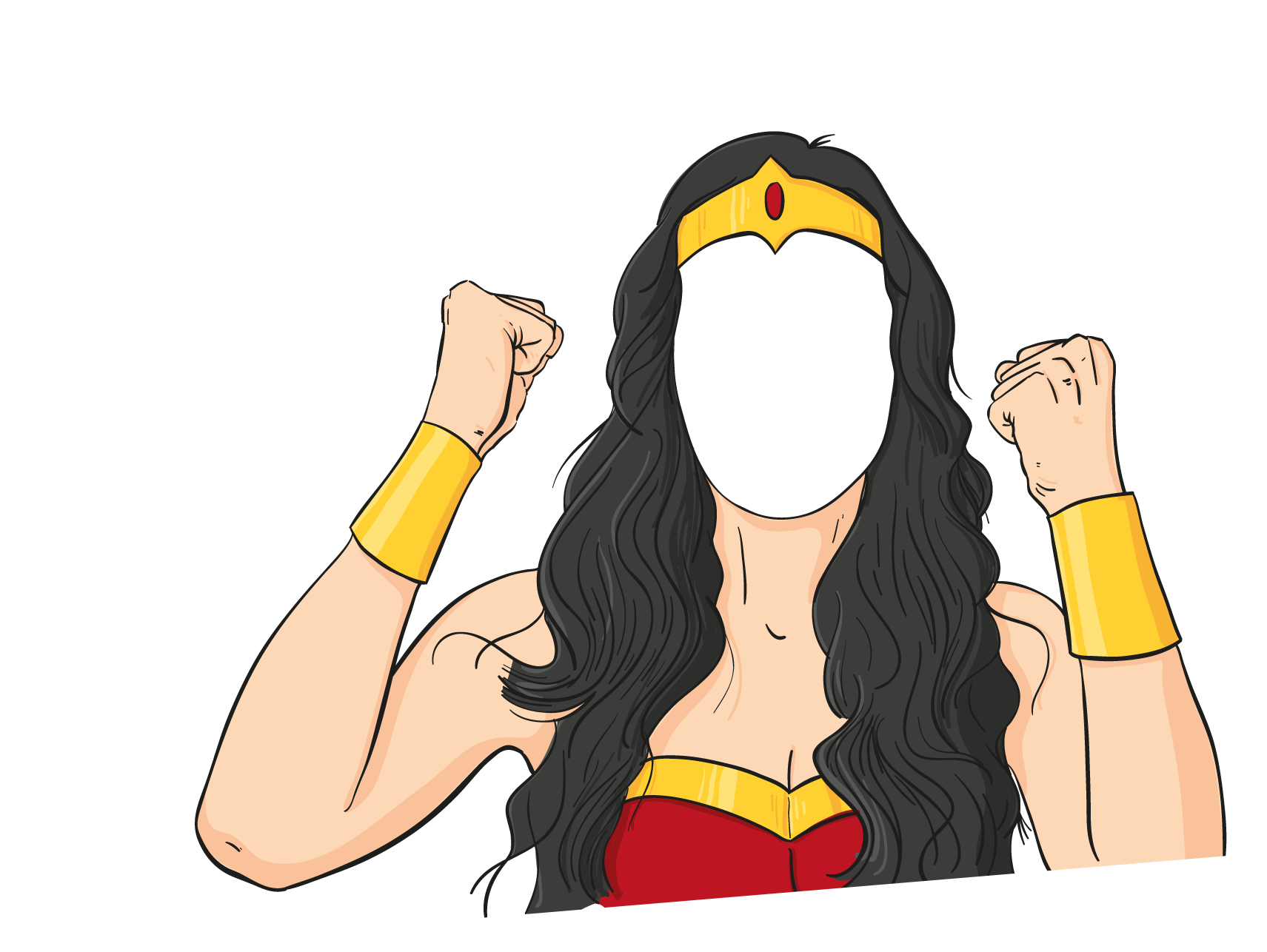Wonder Woman Clipart Free at GetDrawings | Free download